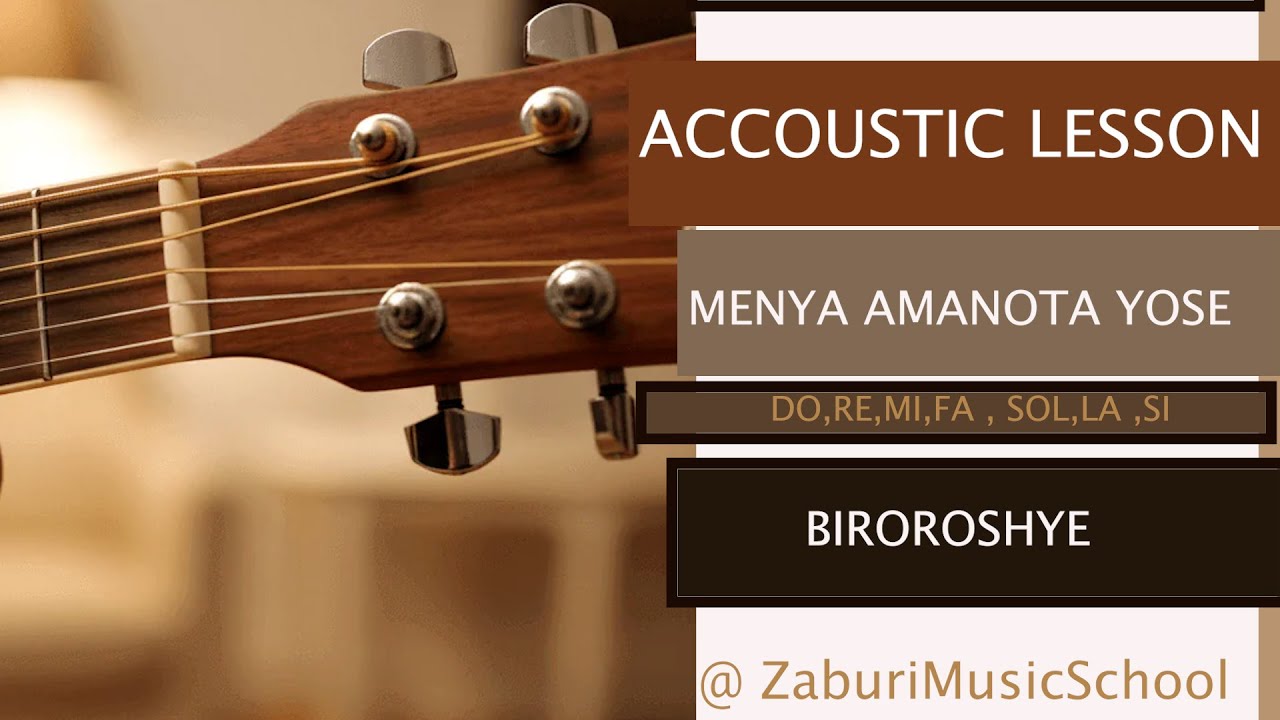 FULL LESSON  GUITAR: Major Scale (DO RE MI FA SOL LA TI) | Tangira Kwiga Guitar Accoustic From Zero