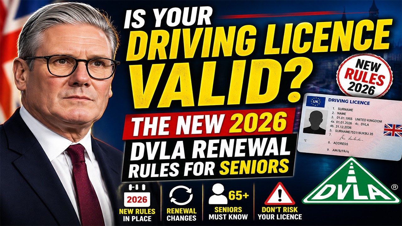 Действительны ли ваши водительские права: новые правила продления DVLA 2026 года для пожилых води...