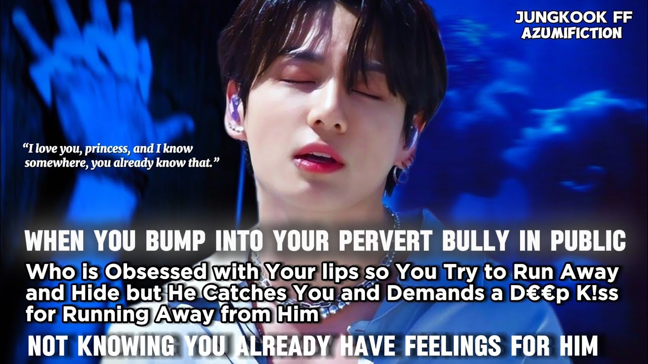 You ran into your pervert bully while buying pads and tried to hide but he caught you and demanded..