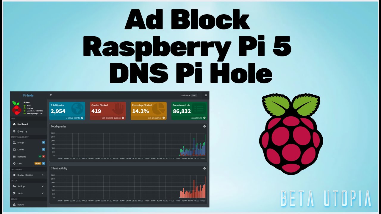 Ad Block Raspberry Pi 5 DNS PiHole