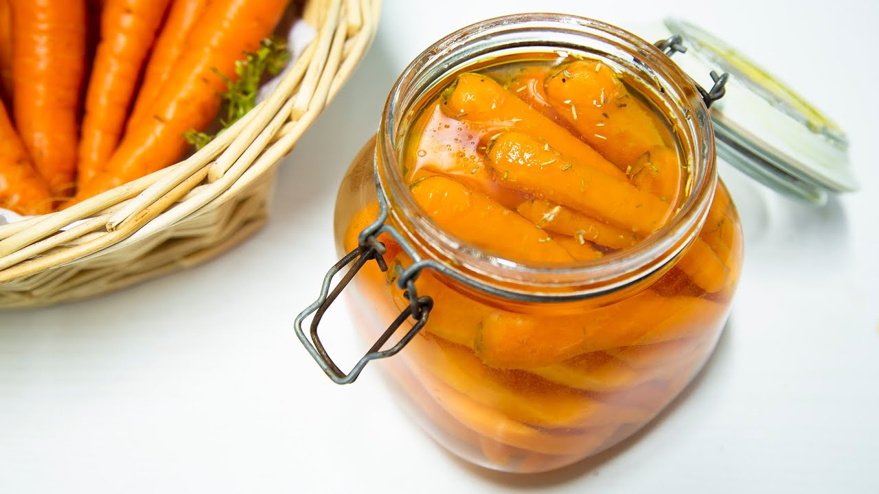 ZANAHORIA EN VINAGRE. Receta de ENCURTIDOS.