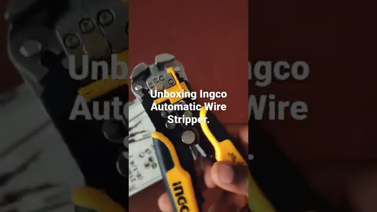 Unboxing Ingco Automatic Wire Stripper.