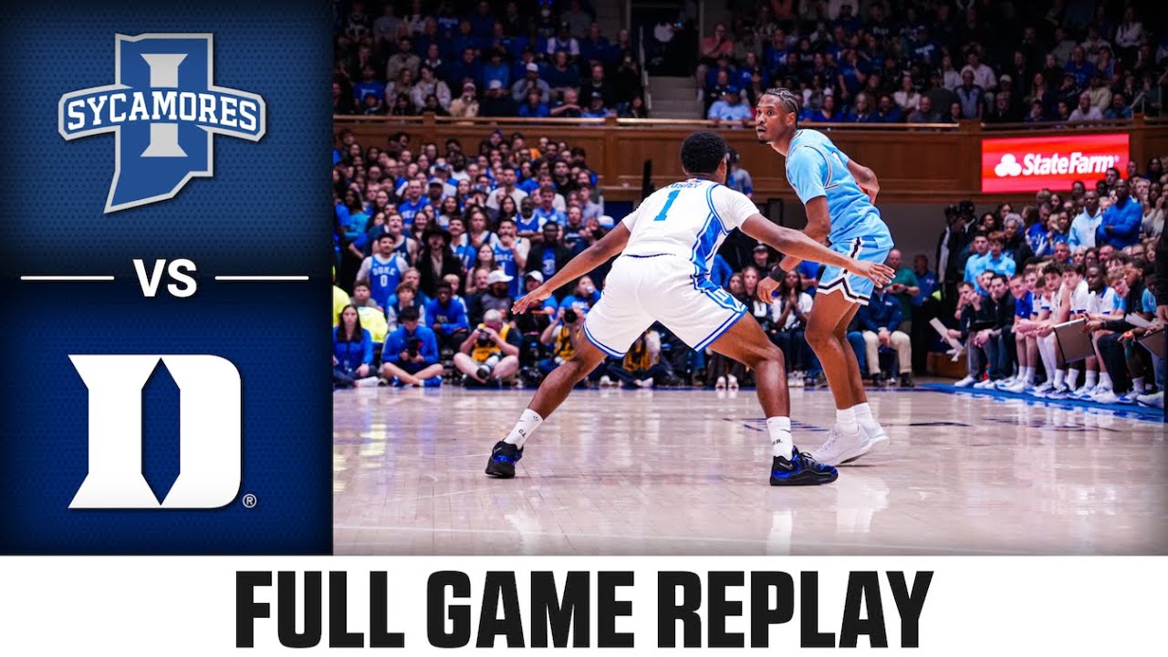 Indiana State vs. Duke Full Game Replay |  2025-26 ACC Men’s Basketball