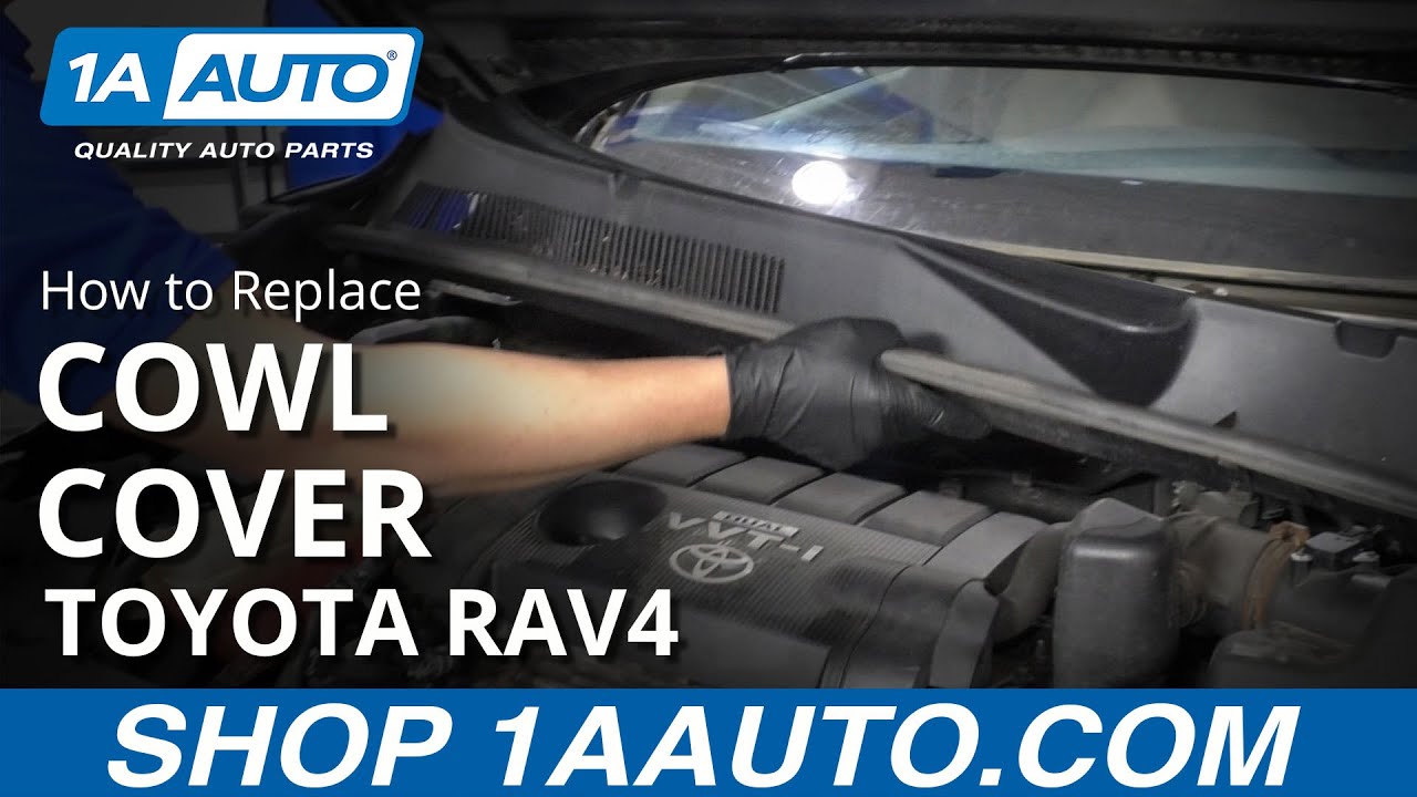 Как снять крышку капота Toyota RAV4 05-16