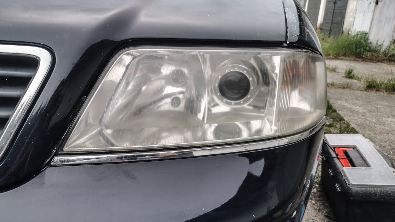 Polerowanie Lamp Audi A6 C5,Krok po Kroku.