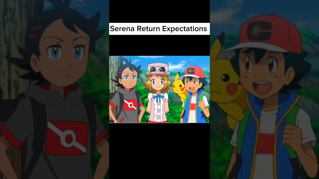 Serena's Return 🤩                               #serena #pokemon #ytshorts #shortvideo
