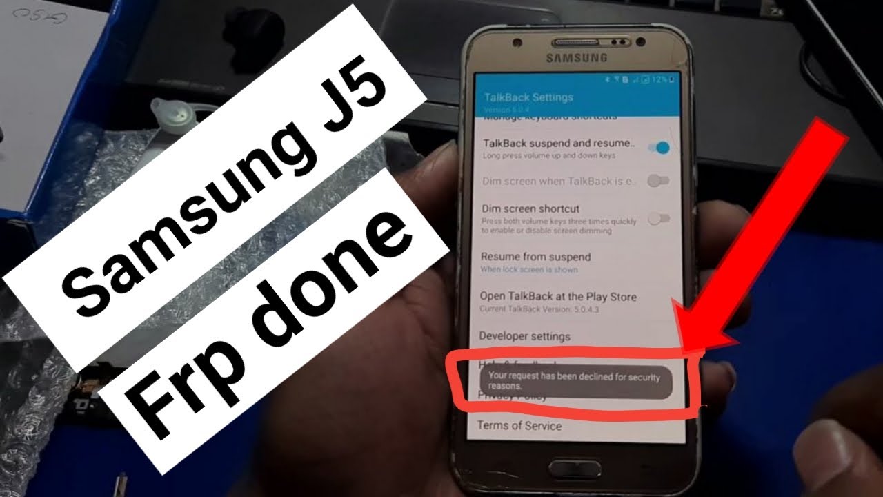 samsung j5 frp bypass 2021. (your request has been declined for security reasons) 6.0 without pc.
