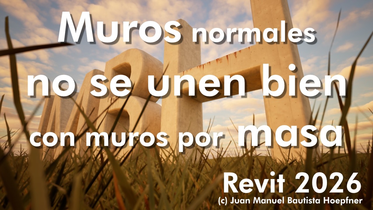 Muros normales no se unen bien con muros por masa