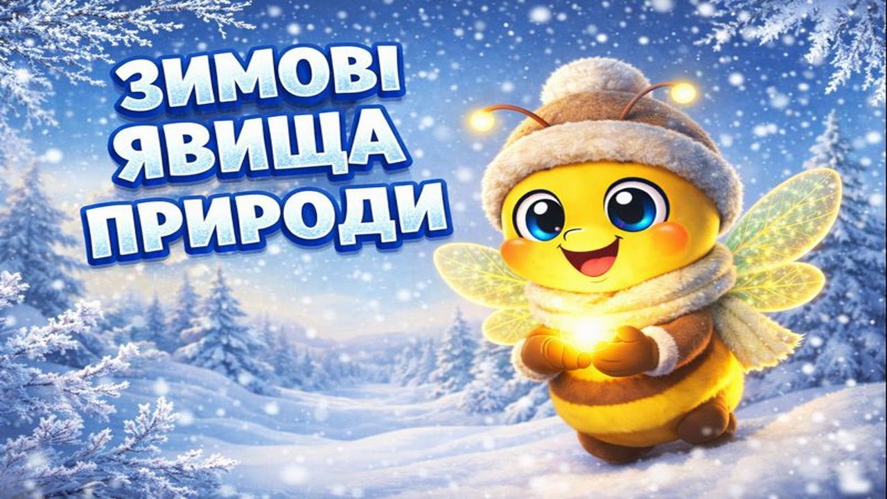 Зимові явища природи ❄️ Пізнавально для дітей