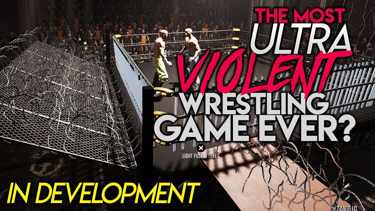 Most ULTRAVIOLENT Wrestling Game EVER is in development!