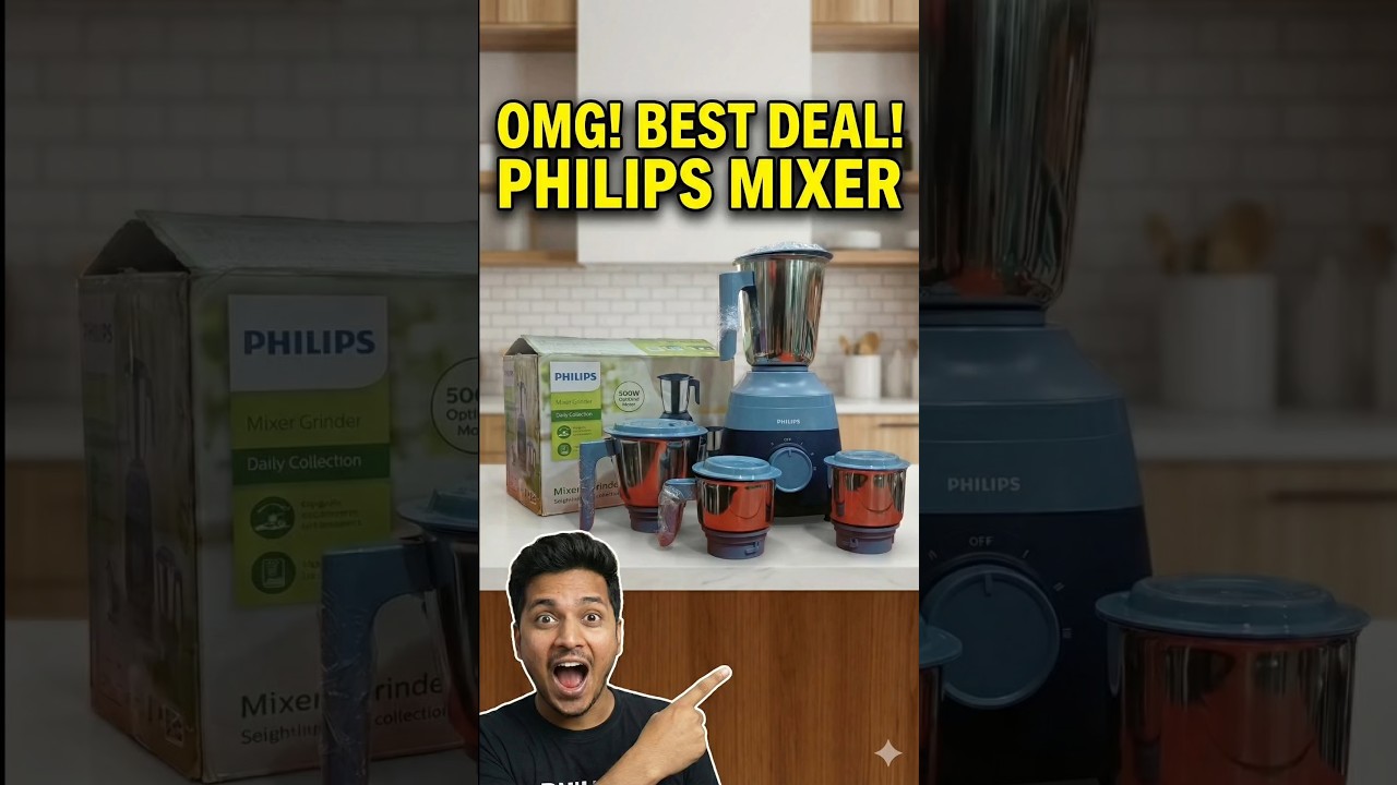 Best Budget Mixer Grinder| Philips 500 watt Mixer Grinder | 