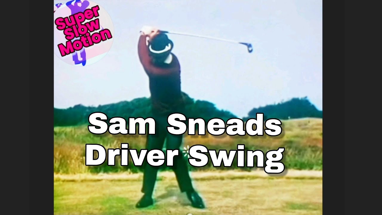 Sam Sneads Driver Swing in Super Slow Motion. face on