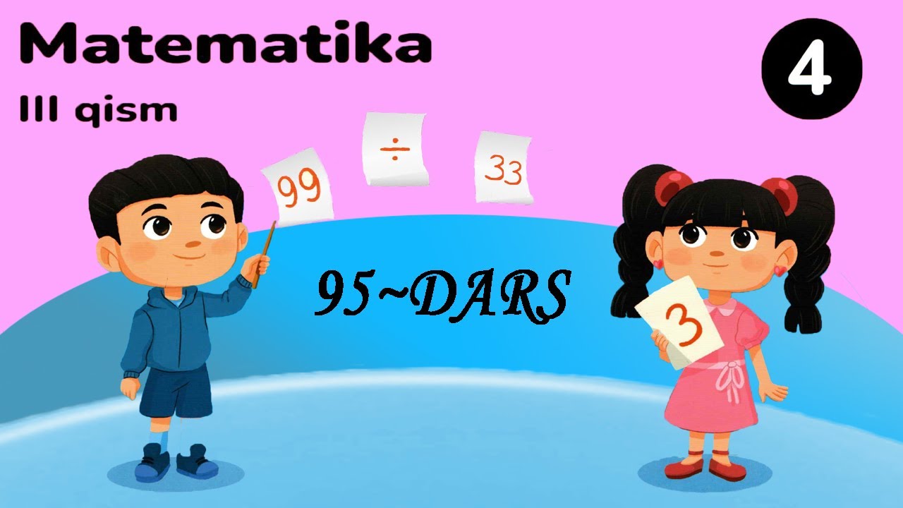 4~sinf matematika 95~dars