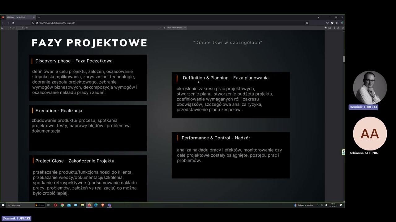 ALTEN webinar: Zarządzanie projektami. Mit bezbłędnego sukcesu.