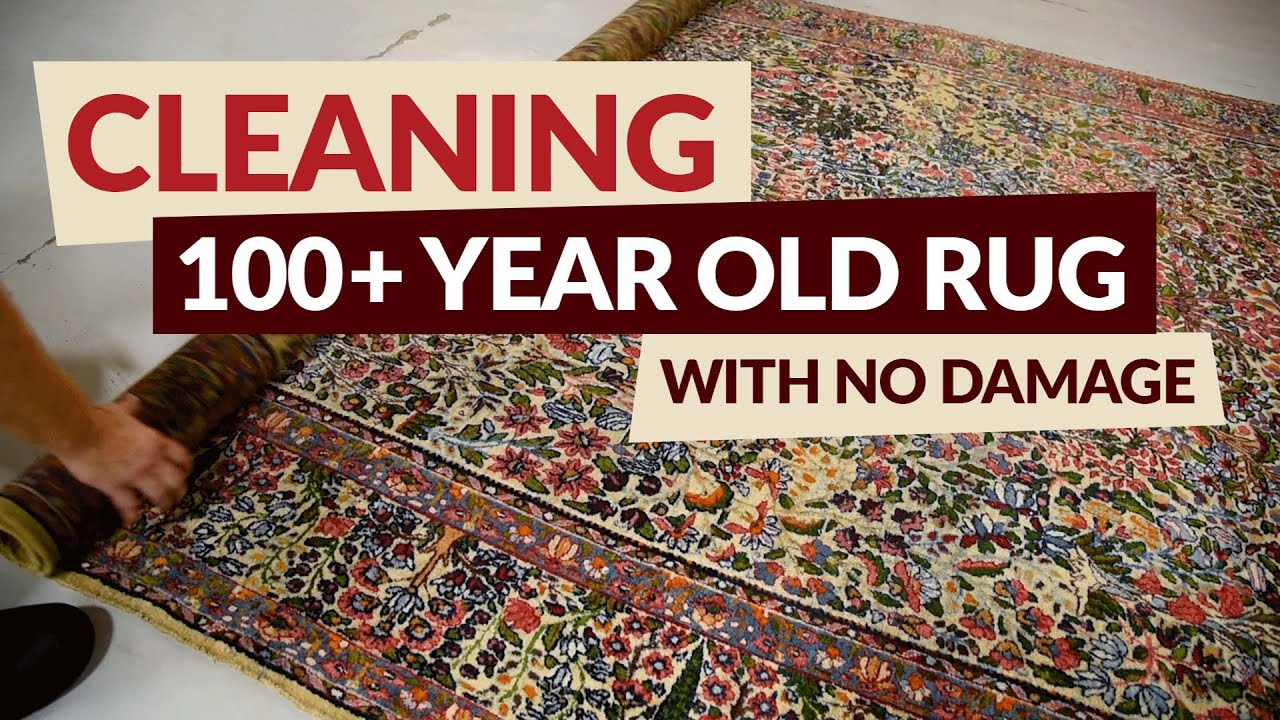 Aladdin Rug Cleaning | Cleaning a 100 Year Oriental Rug
