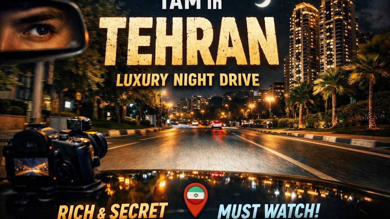 You’ve Never Seen Tehran Like This… 1AM Luxury Night Drive