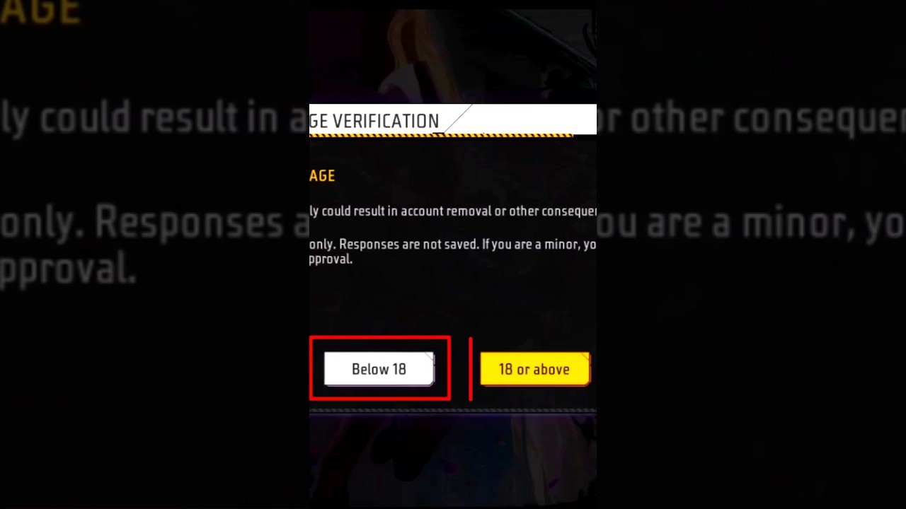 TWO-STEP AGE VERIFICATION FREE FIRE INDIA 🚨 // FREE FIRE NEW UPDATE #newupdate #freefire #viral