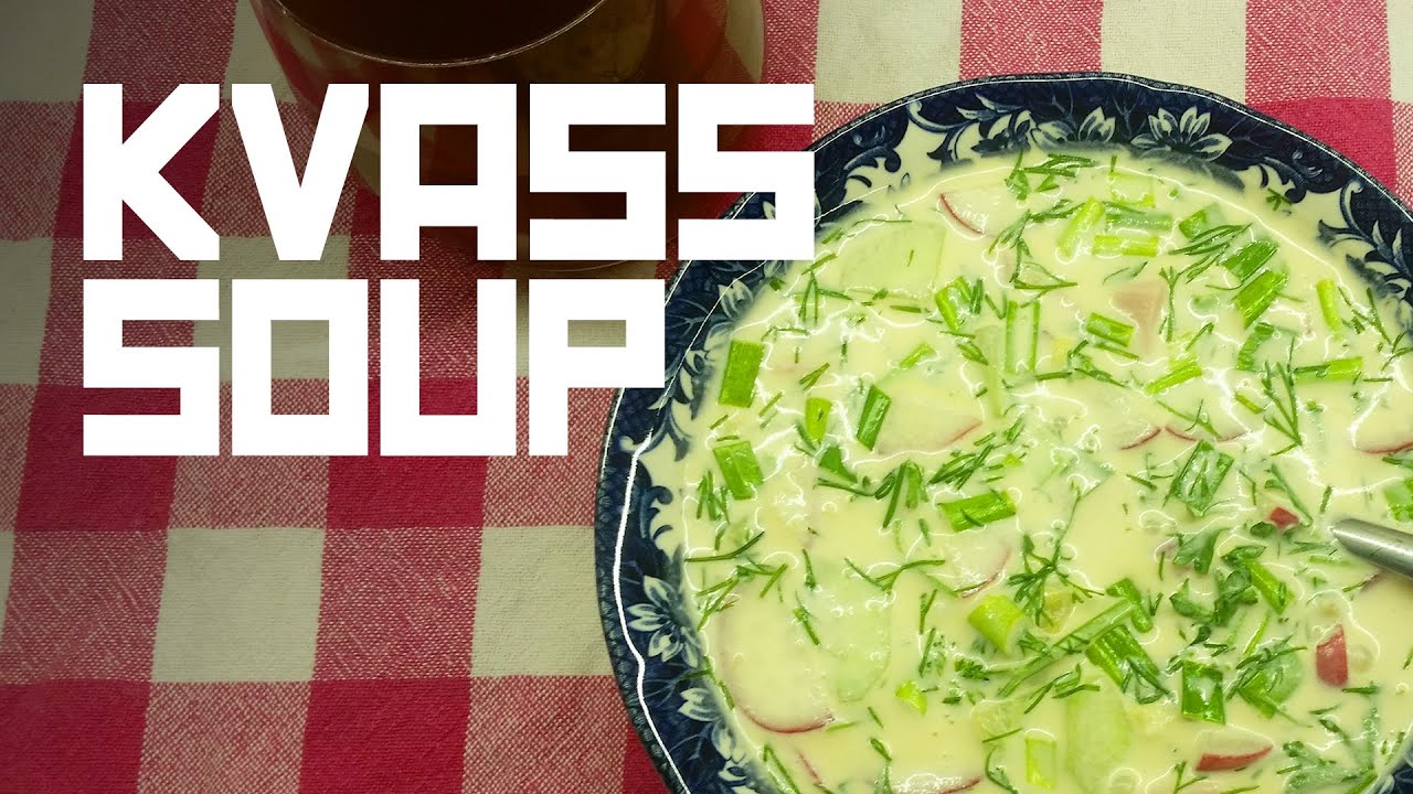 OKROSHKA with Kvass (Russian cold soup) - Cooking with Boris
