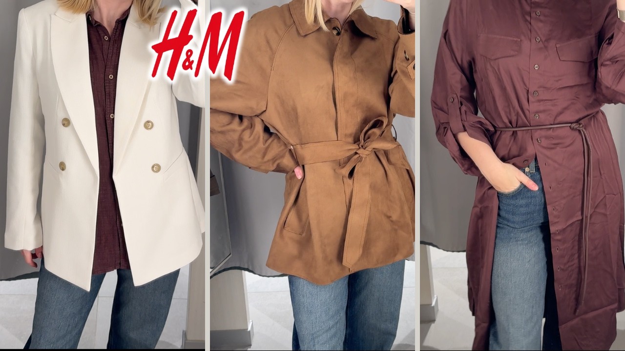 New in H&M AUTUMN Arrivals 2026 | H&M New Collection Try on Haul - Inside the fitting room