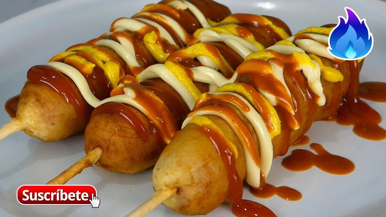 Banderillas de salchicha y queso - La Receta de la Feria Golosa!
