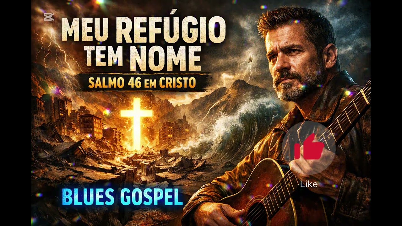 “Meu Refúgio Tem Nome — Salmo 46 em Cristo | Blues Gospel”