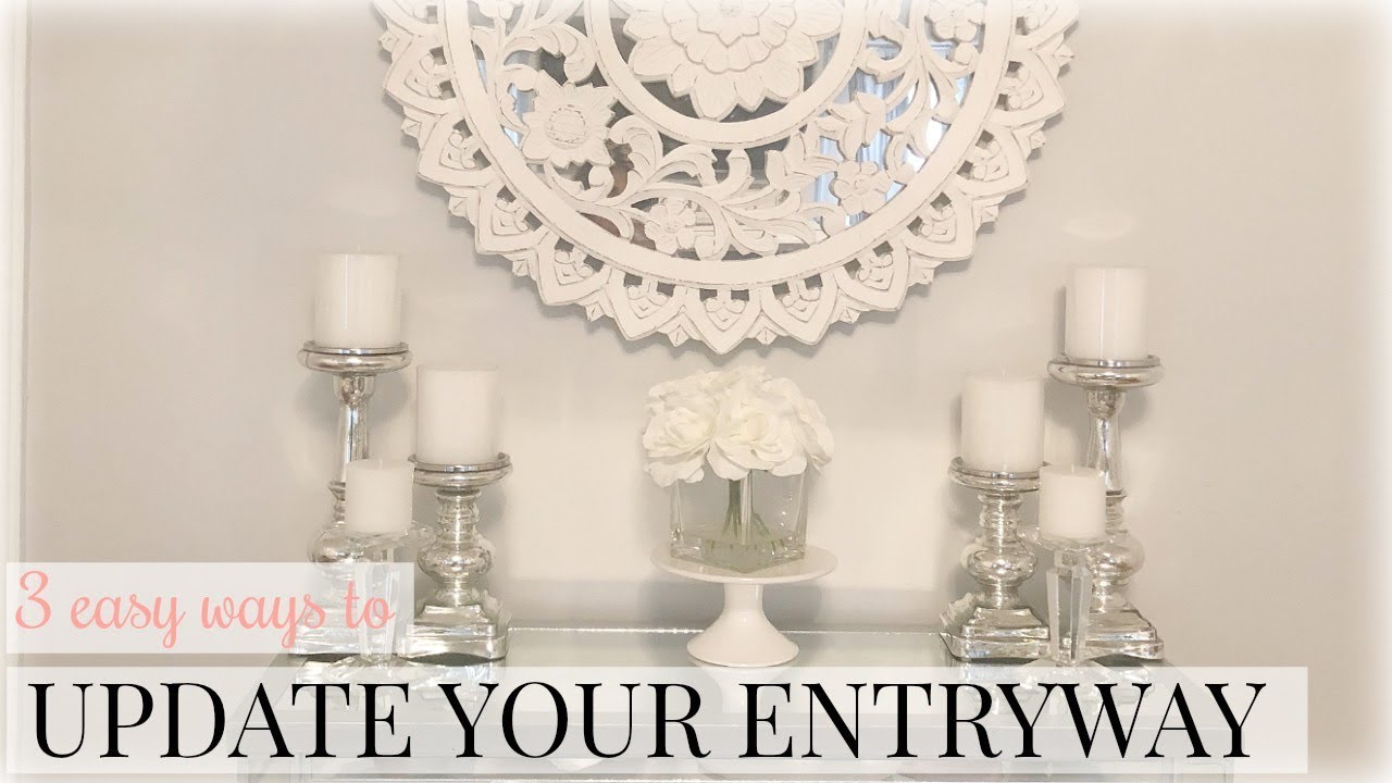 ENTRYWAY DECORATING IDEAS | TABLE DECOR | FARMHOUSE, GLAM + MORE!
