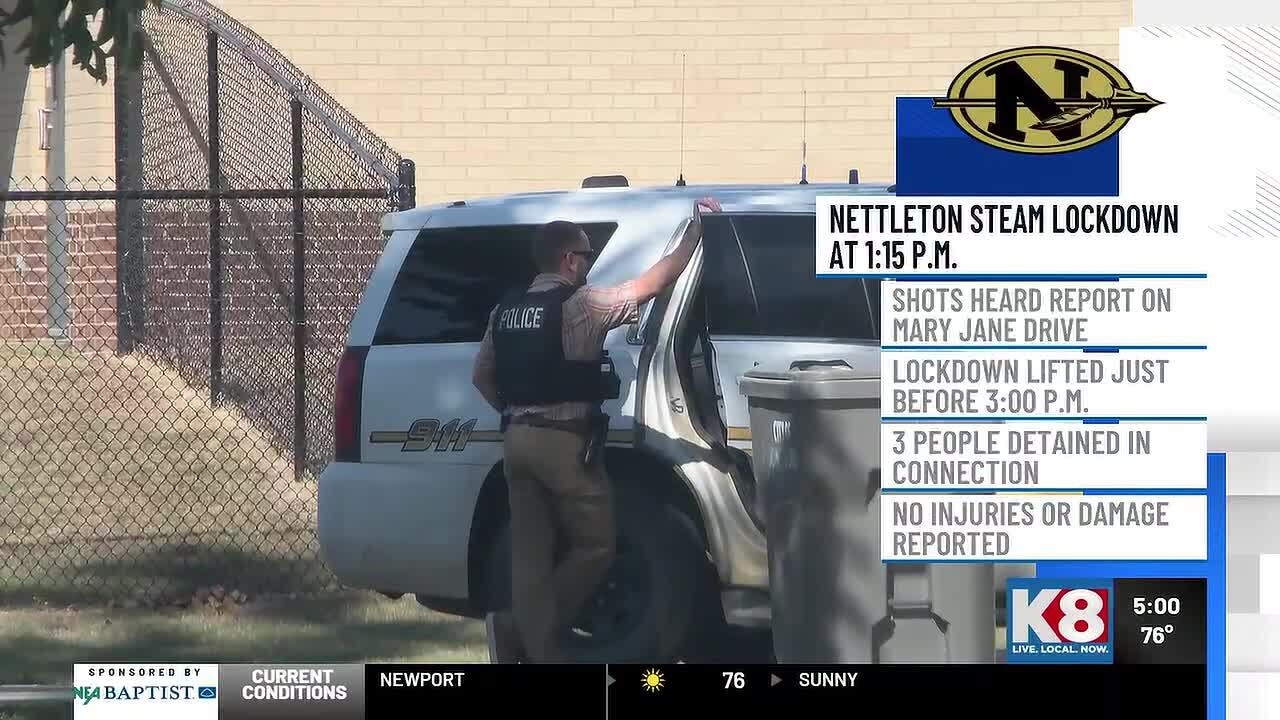Lockdown lifted at Jonesboro school following shots-heard report