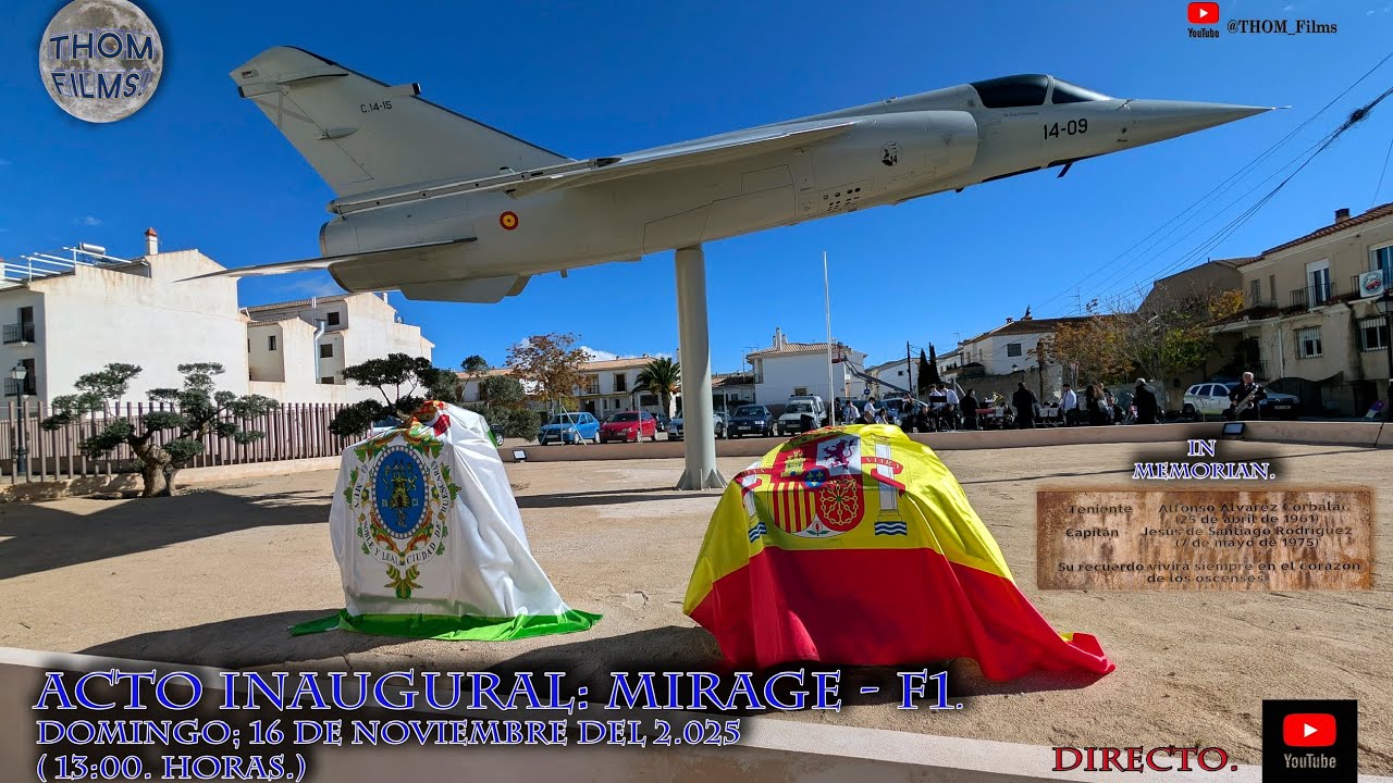 Acto  Inaugural: Mirage F1. Huéscar. ( 16-XI-2.025,)