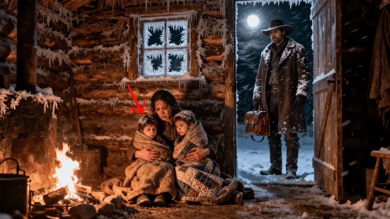 The Widow Held Her Freezing Children All Night — Help Came Just in Time