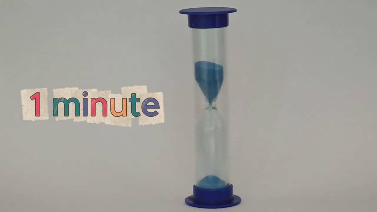 60 seconds hourglass (ampulheta de 60 segundos)