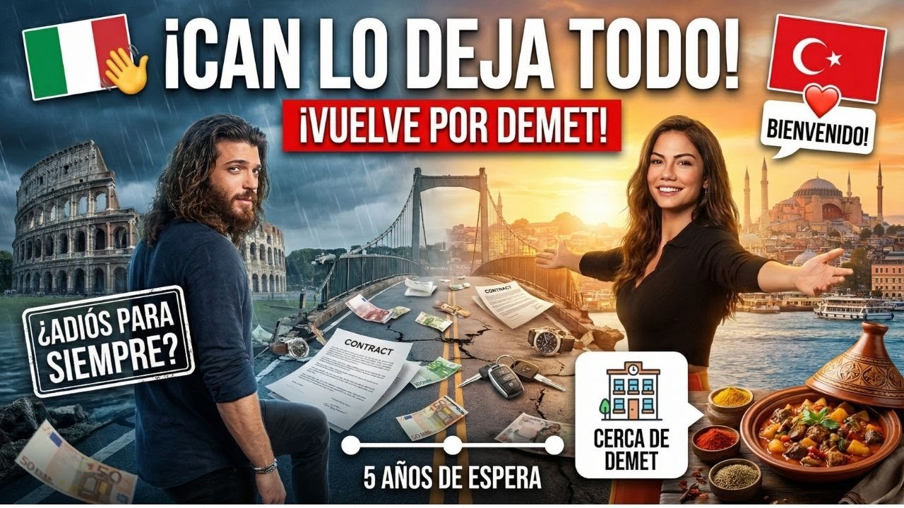 ¡SHOCK! Can Yaman Deja Italia para Siempre: 