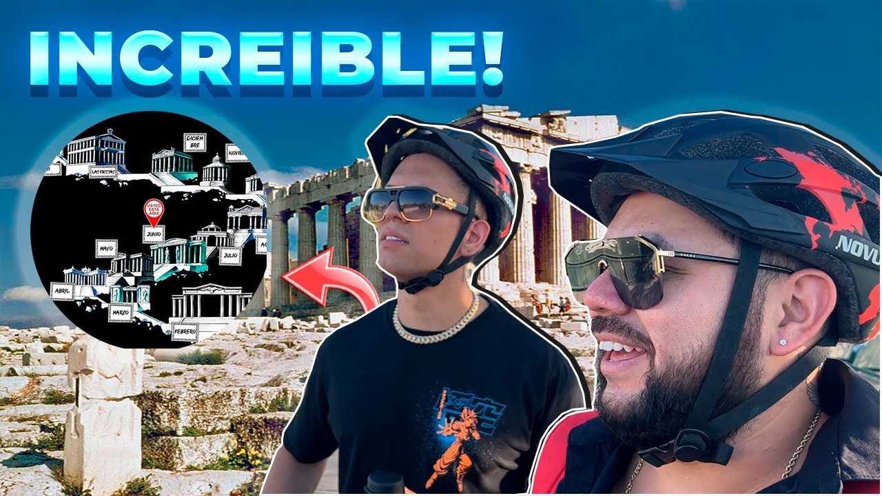 CONOCIENDO GRECIA CON ALFREDO VALENZUELA Y DOMINIC || JUNIOR BORGE
