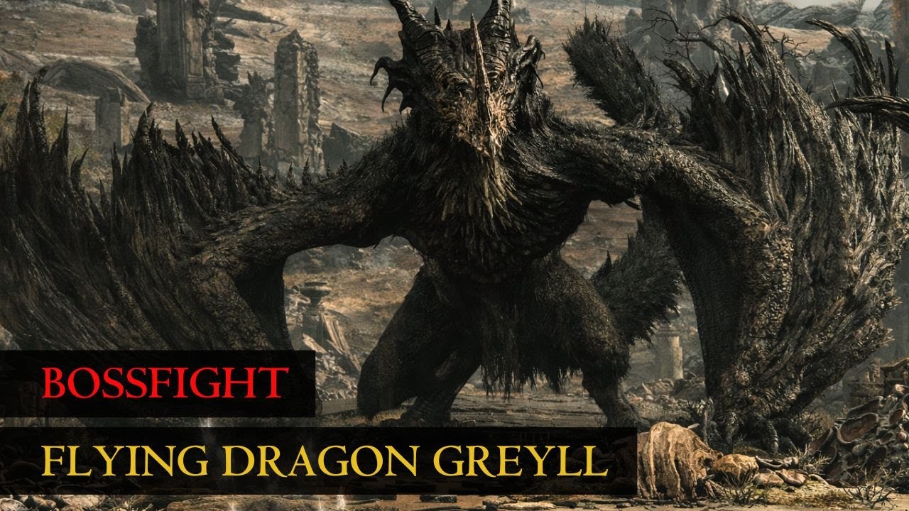 ELDEN RING | FLYING DRAGON GREYLL | BOSSFIGHT gameplay