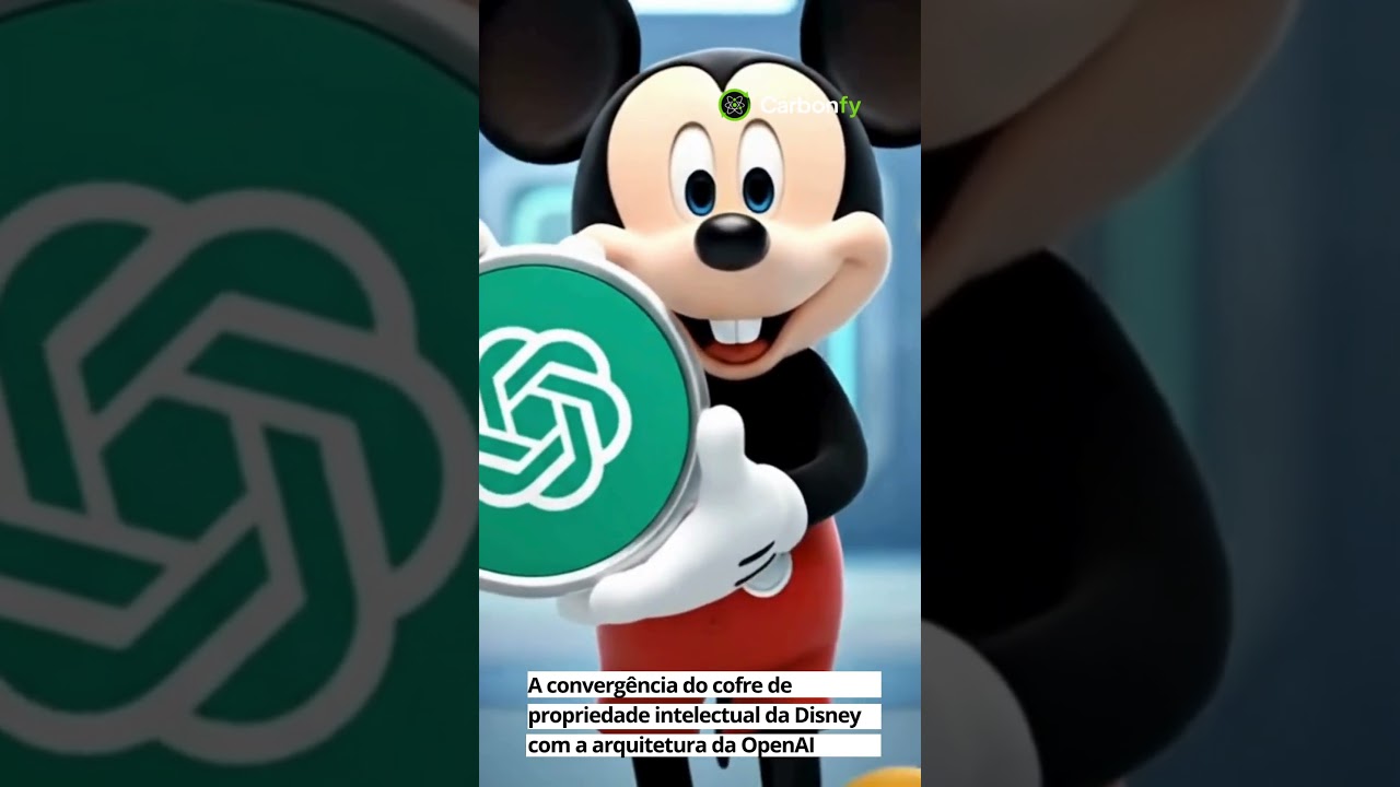 A convergência do cofre de propriedade intelectual da Disney com a arquitetura da OpenAI
