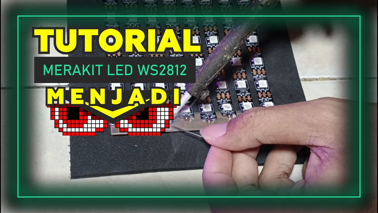 Tutorial Merakit LED WS2812 Menjadi Strobo Mata