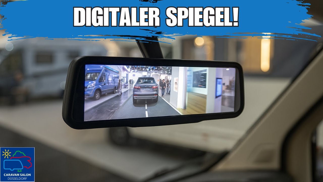 Nie wieder blind fahren! Caratec Digitaler Innenspiegel | Caravan Salon 2025