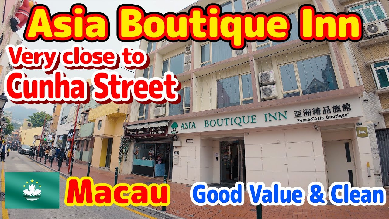 Asia Boutique Inn. A clean, budget-friendly hotel near Cunha Street on Taipa Island. Very quiet at n