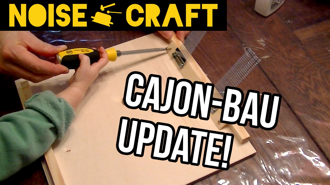Cajon-Bau Update: Besserer Snare-Sound und Tisch-Cajon - Noisecraft 🥁