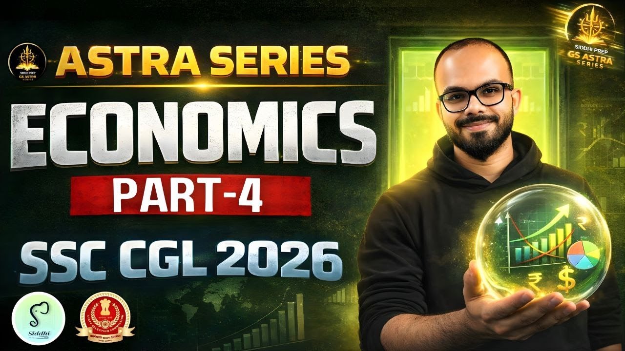 Economics for SSC 2026 (Part 4) | Public Goods, Sectors & National Income | GS ASTRA Series
