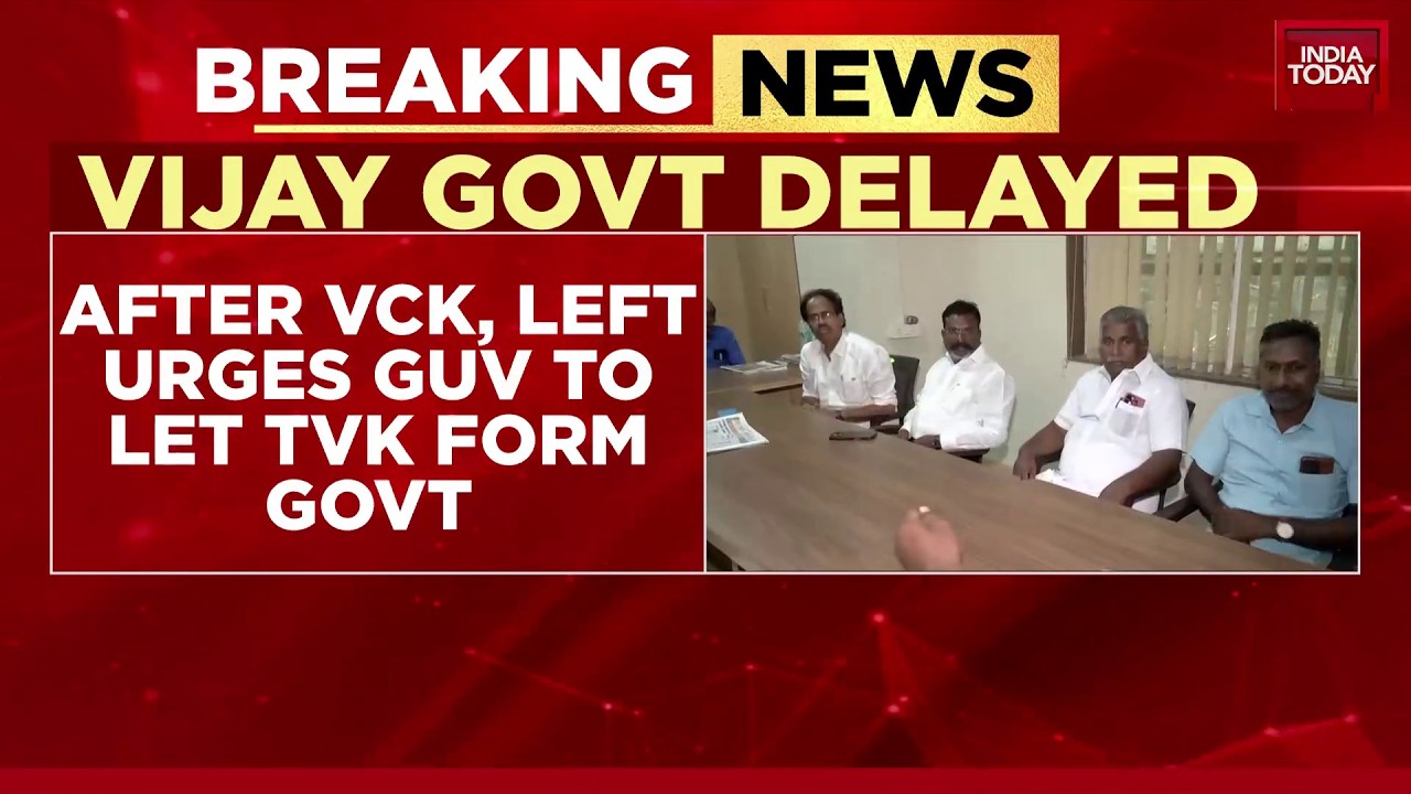 Tamil Nadu Political Crisis: Governor insists on 118 majority before inviting Vijay | TVK | VCK