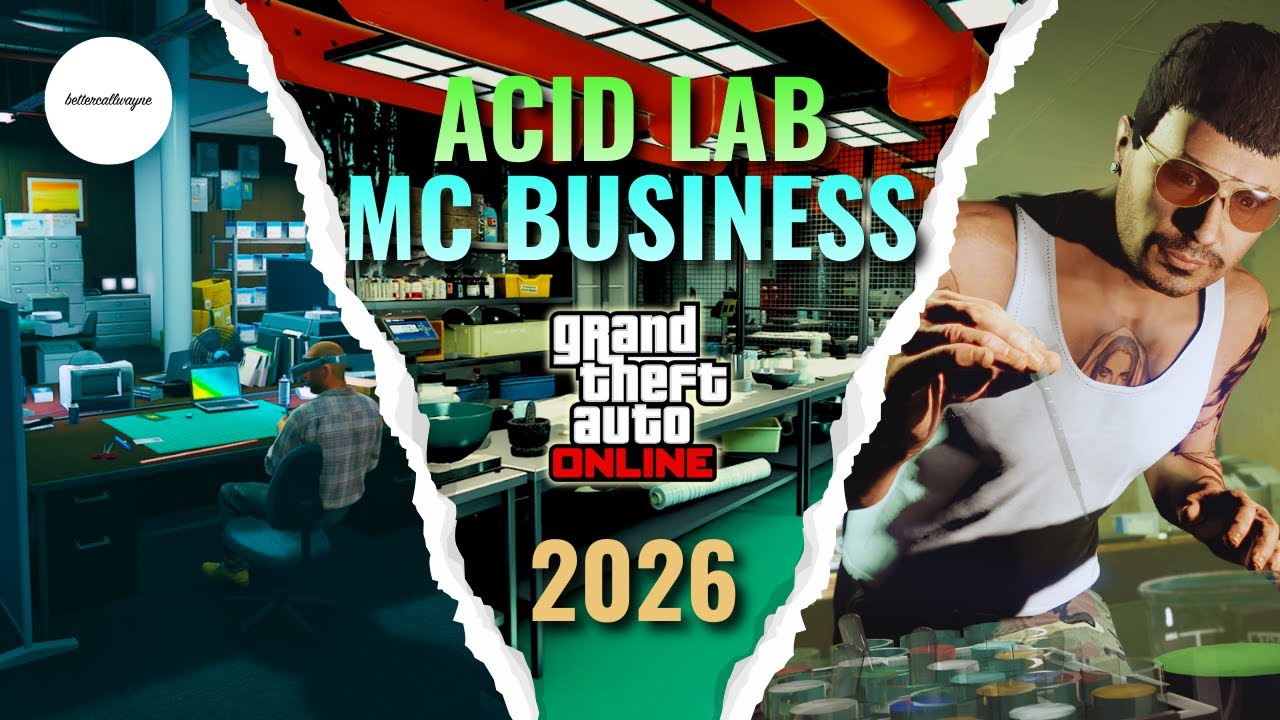 Profit Maksimal Pasif Bisnis Acid Lab & MC Business GTA Online 2026