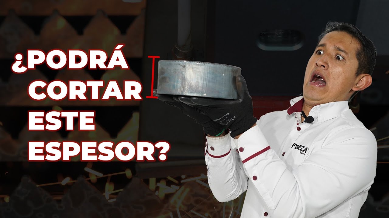 FORZA ONE de 1500w ¿Cuál es el máximo espesor corta en acero negro con aire comprimido 12 bar?