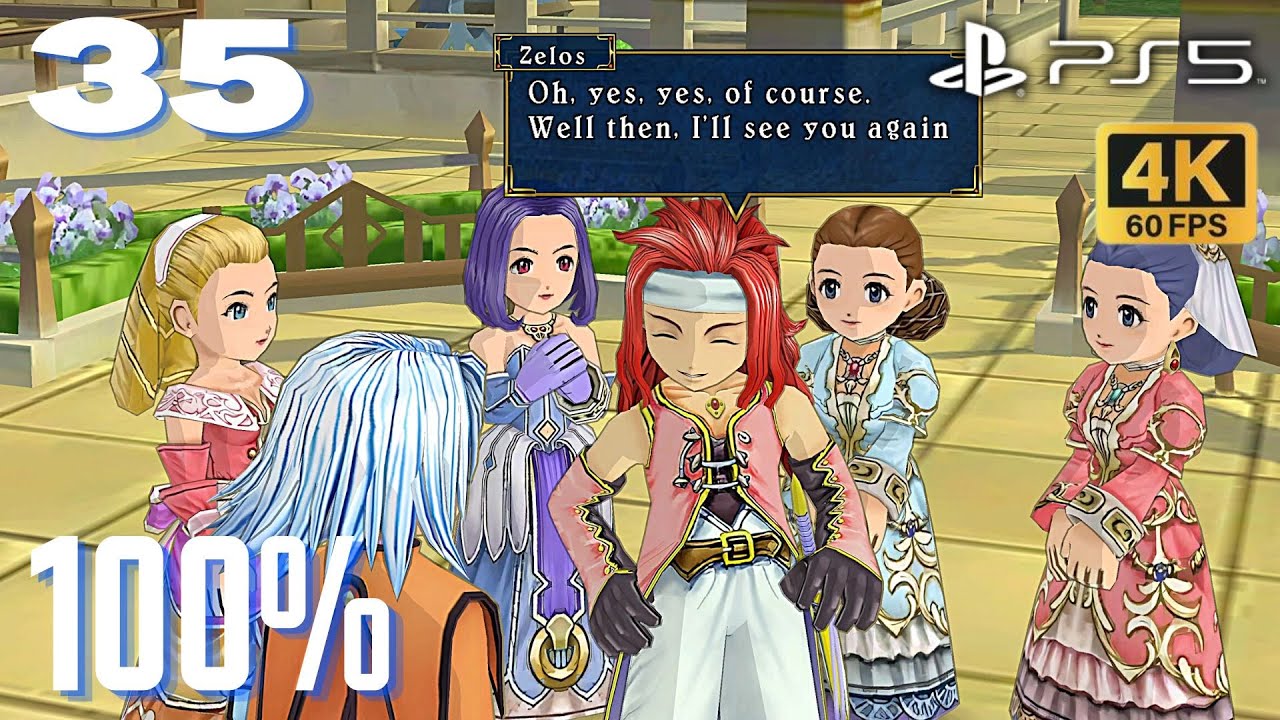 Tales of Symphonia Remastered/ Part 35 Meltokio & meeting Zelos / Full Playthrough No Commentary PS5