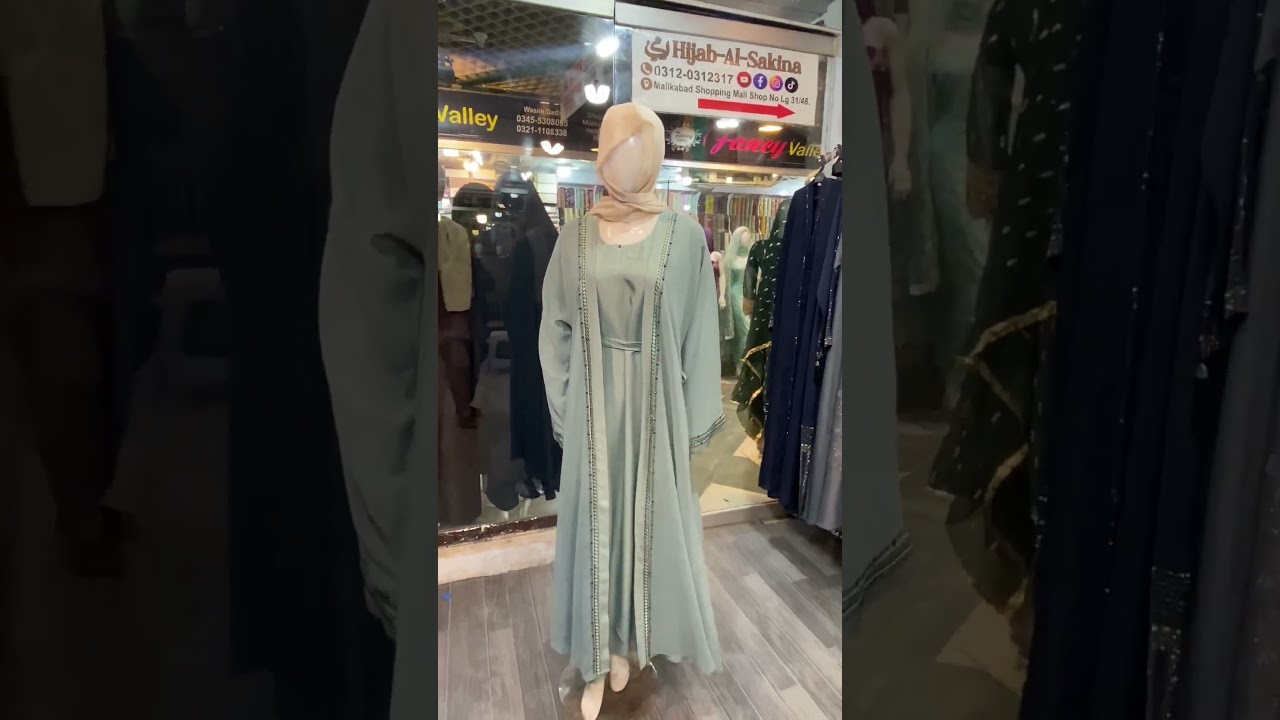 New Style Double Abaya. Premium Quality. Fabric Korean Nida. Size Small Medium Large X-Large.