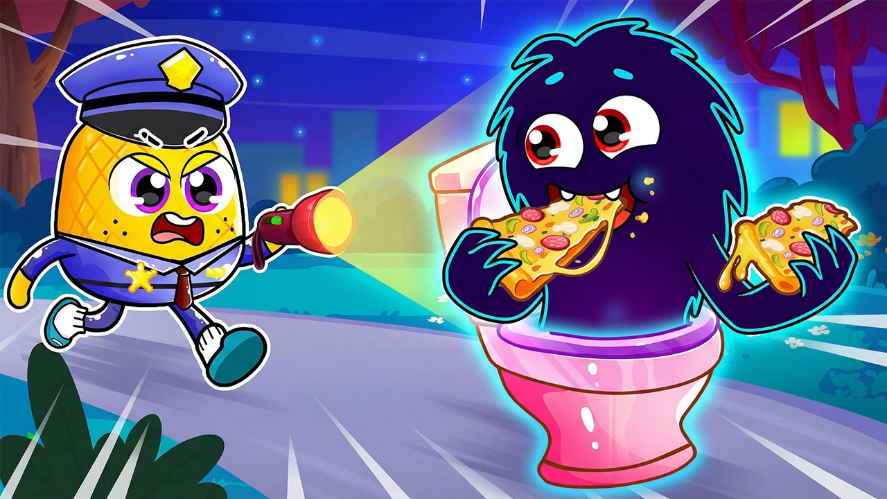 Monster Police 🚨 | Baby Police Chase Monster! Police Song |Kids Songs & Nursery Rhymes by Baby Color