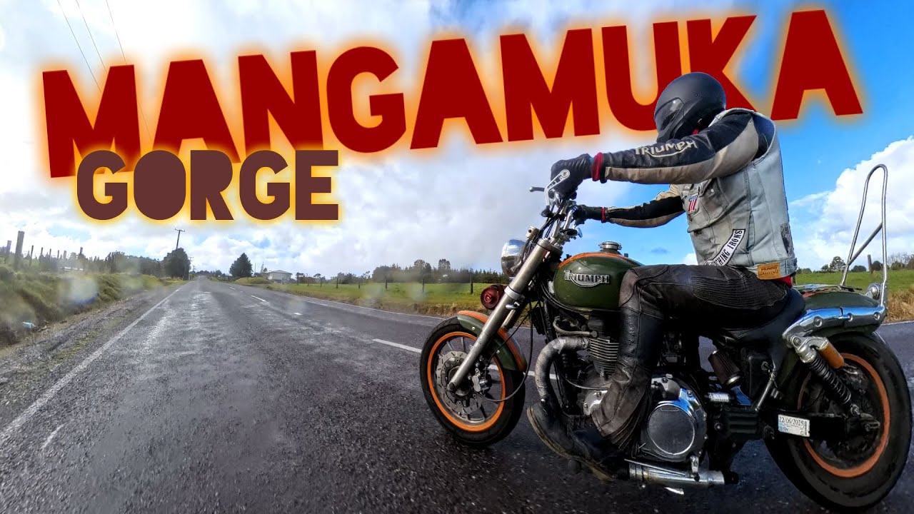 EAST to WEST over Mangamukas on my 07 Triumph Bonneville America