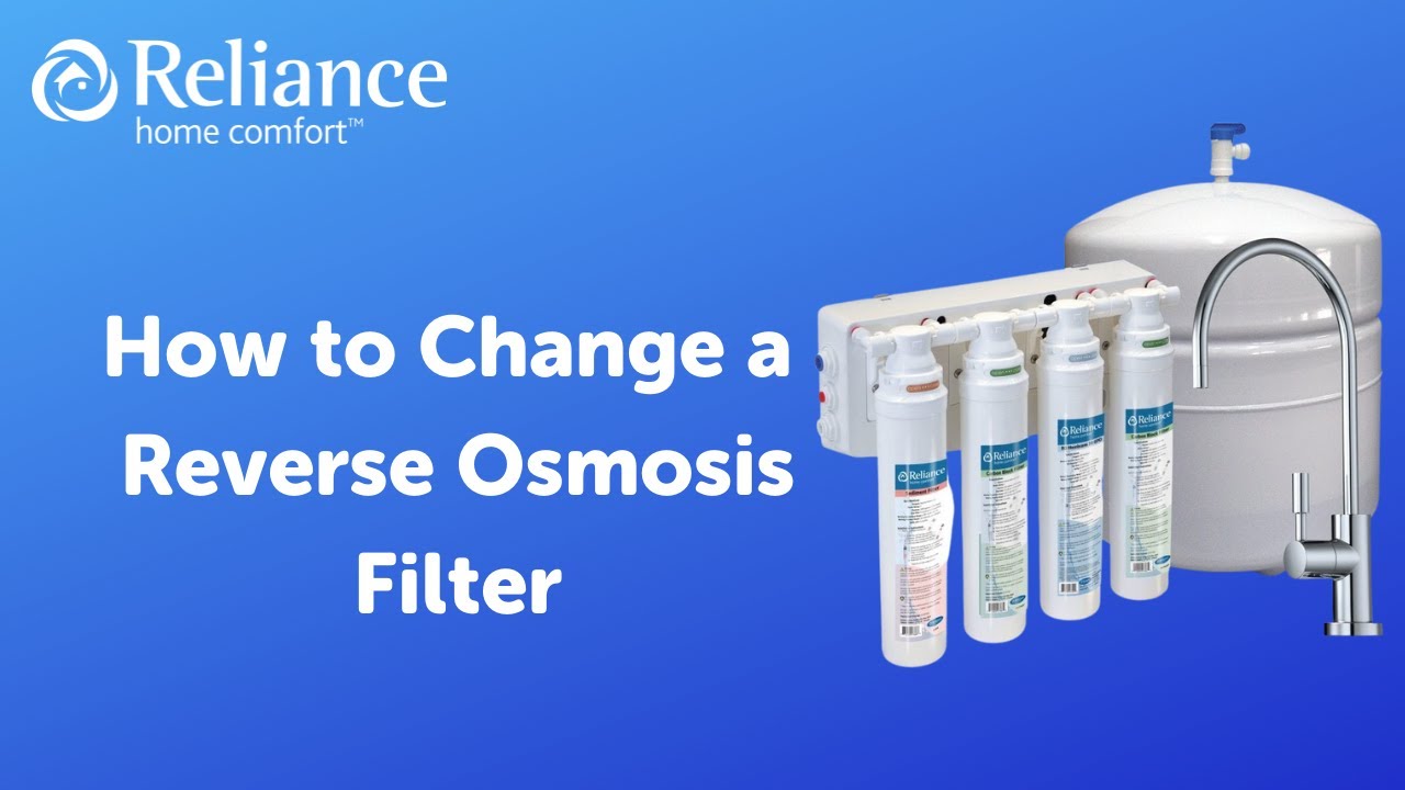 How to change your Reverse Osmosis Filter