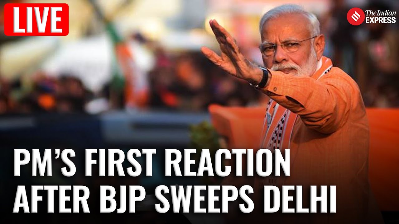 PM Modi Live: PM Modi Victory Speech After Massive Win in Delhi |  Delhi Elections 2025 | Modi Live