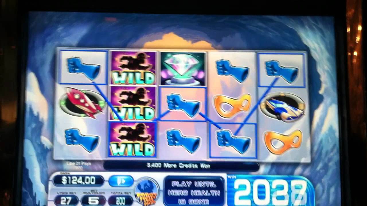 Super Team Slot Machine Bonus - Robot Fight Free Spins