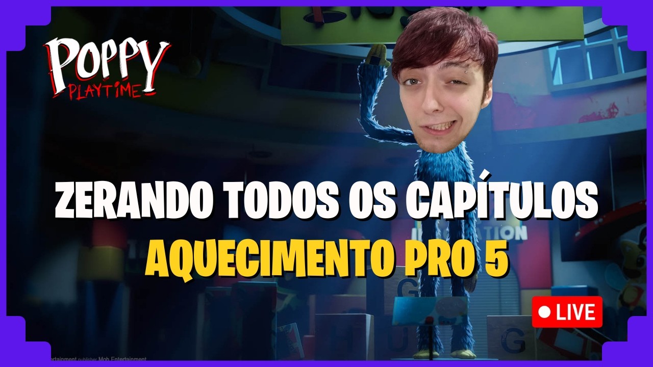 REAGINDO AO ÚLTIMO TRAILER DE POPPY PLAYTIME 5 E ZERANDO OS CAPÍTULOS 1 E 2! (Gameplay PT-BR) #gamer